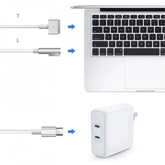 USB C to Magsafe 1 2 L/T Cable  